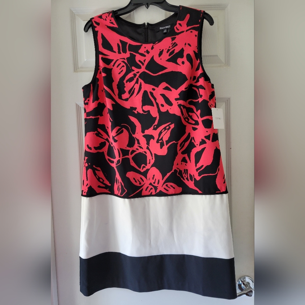 New! Ellen Tracy Amarylus Dress Sz-L